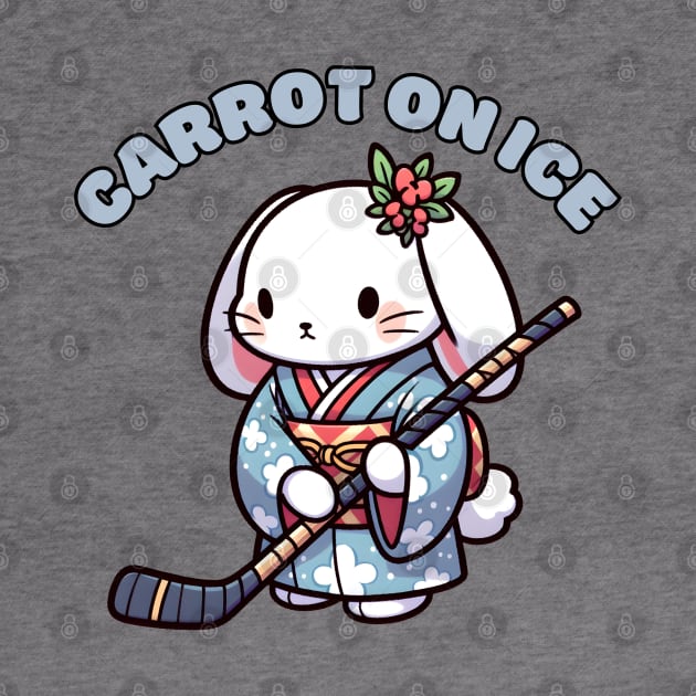 Ice hockey rabbit by Japanese Fever